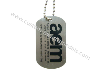 Placas de identificación militares personalizadas AEM modificadas para requisitos particulares, placa de identificación para hombre personalizada con número grabado laser