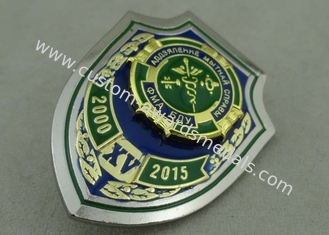 El recuerdo militar Badges la insignia dura de imitación de la medalla del esmalte de la aleación del cinc