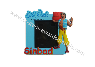 marco suave de la foto del PVC de 3D Sinbad, marco para el regalo de la promoción