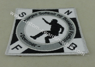 Remiendos de encargo personalizados velcro del bordado del béisbol para la promoción