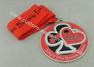 Medallas de plata de las cintas del premio de la galjanoplastia de las medallas corrientes de encargo del festival