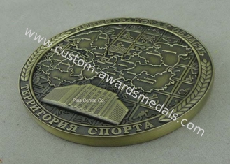 el gobierno 3D muere las medallas personalizadas los premios de las medallas del molde con estaño