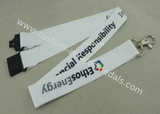 Poliéster impreso aduana de los acolladores del cuello de la reunión de deporte con el tenedor móvil