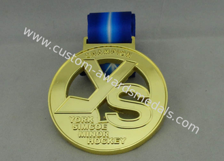 El hockey muere las medallas del molde con Blue Ribbon para la reunión de deporte/el festival