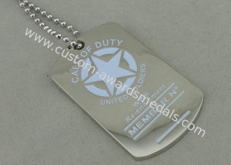 Los militares personalizaron placas de identificación a presión niquelado del esmalte de la fundición