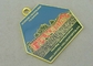 medalla de la aleación del cinc del carnaval 3D con la galjanoplastia de cobre amarillo de la antigüedad suave del esmalte