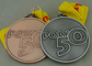 La aleación del cinc muere las medallas para la reunión de deporte, cobre polivinílico del molde de la antigüedad de 50 insignias