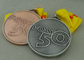 La aleación del cinc muere las medallas para la reunión de deporte, cobre polivinílico del molde de la antigüedad de 50 insignias