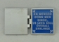 El OEM encajona el acero conmemorativo del aleación del cinc de las insignias del recuerdo del caso/de aluminio/inoxidable