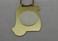 Latón/cobre/medalla inoxidable del acero/de aluminio de Narrenzunft Murg del carnaval con el cordón bicolor