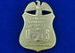 La insignia federal sellada latón de la investigación de la oficina, insignias del recuerdo del clip con muere molde, muere pegado, sellado