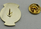 Pin duro de imitación de la solapa del esmalte de Minden XII del metal, pernos personalizados de la solapa con el oro, níquel, galjanoplastia de cobre amarillo