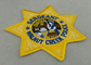 La policía de encargo del lado trasero del remiendo del bordado de los juguetes de los artes remienda la insignia