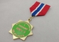 Las medallas de encargo de los premios del latón de la reunión de deporte del maratón con mueren molde, mueren pegado, sellado