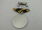La aduana promocional de la aleación del latón/del cobre/del cinc del regalo concede las medallas con la cinta especial, pieza estampada en frío