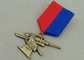 El oro antiguo concede las medallas, aleación del cinc a presión medalla militar de los premios 3D de la fundición