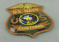 Remiendos de encargo del bordado de la marina de guerra de los E.E.U.U. tejidos para los militares americanos
