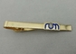 barra de lazo personalizada del chapado en oro de 15 milímetros, cobre de encargo de 1 pulgada para hombre