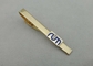 barra de lazo personalizada del chapado en oro de 15 milímetros, cobre de encargo de 1 pulgada para hombre