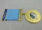la medalla de encargo del chapado en oro de 3.0m m concede la aleación del cinc con el esmalte suave
