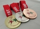 Las medallas plateadas cobre con la cinta, a presión fundición para el juego olímpico