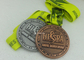 Las medallas del premio del medallón, mueren las medallas antiguas selladas del deporte 5K, medallas duras del esmalte