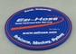 Práctico de costa suave modificado para requisitos particulares del PVC con la carta del diámetro los 9cm Pantone de la impresión del logotipo