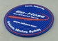 Práctico de costa suave modificado para requisitos particulares del PVC con la carta del diámetro los 9cm Pantone de la impresión del logotipo