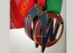 Las medallas personalizadas de los premios de la cinta a presión corte interno del esmalte suave de la fundición