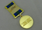 Las medallas de encargo de los premios de la aleación del cinc a presión fundición con el esmalte transparente