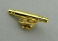 Pin suave del esmalte del chapado en oro 3D 1 pulgada, pernos decorativos 2,0 milímetros de grueso