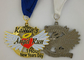 Las medallas duras selladas latón del karate del esmalte, natación modificada para requisitos particulares conceden las medallas del Taekwondo