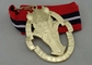Demark muere medalla del molde para correr 3D con el chapado en oro de la aleación del cinc