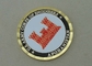 Cuerpo del Ejército de los EE. UU. de monedas personalizadas ingenieros con el material y el borde de cobre amarillo de la cuerda