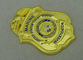 La policía del guardacostas de los E.E.U.U. Badge a presión el chapado en oro de la fundición 3/4 pulgada