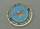 Monedas personalizadas Departamento de Defensa con el embalaje de la caja y el borde del corte del diamante
