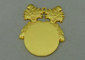 80 milímetros 3D mueren las medallas del molde del payaso para el carnaval, aleación del cinc con el chapado en oro brumoso