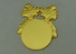 80 milímetros 3D mueren las medallas del molde del payaso para el carnaval, aleación del cinc con el chapado en oro brumoso