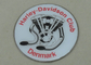 Insignias fotograbadas del recuerdo 3.0inch, insignia del epóxido del club de Harley Davidson