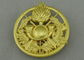 2,5 avanzan lentamente insignias completas del premio 3D, a presión las insignias brumosas de los militares del oro de la fundición