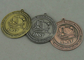 premios de encargo de la medalla del grueso de 3,0 milímetros, medalla de la antigüedad de la aleación del cinc de St Petersburg