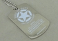 Los militares personalizaron placas de identificación a presión niquelado del esmalte de la fundición