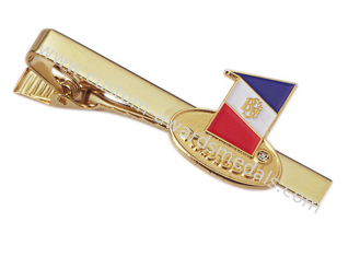 Barra de lazo de cobre personalizada Knnbbel promocional del regalo para los hombres con el oro, níquel, galjanoplastia de cobre amarillo