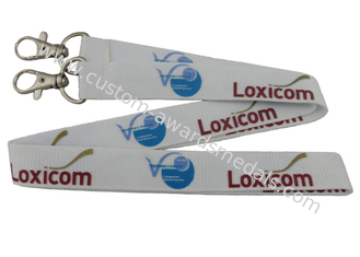 Acolladores promocionales de impresión laterales dobles de la impresión de pantalla de seda de Loxicom para la reunión de deporte