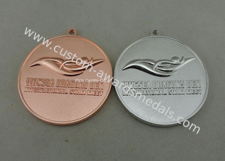 3D que platean multi a presión las medallas del deporte de la fundición, medallas modificadas para requisitos particulares de los premios sellando
