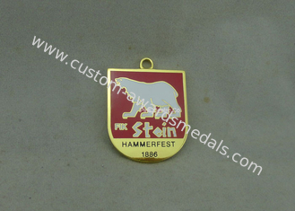 Medallas personalizadas esmalte duro de imitación de la aleación del cinc modificadas para requisitos particulares para los premios