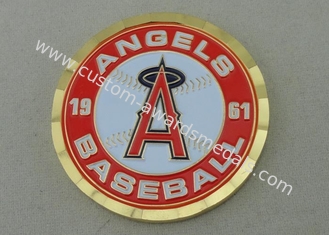 El béisbol de los ángeles personalizó las monedas para la colección, 4,0 milímetros de grueso