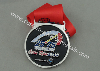 La aleación suave del cinc de la medalla del esmalte del Triathlon a presión fundición Costa Rica 2014