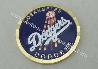 Monedas personalizadas por el latón sellado con el borde del corte del diamante y el embalaje de la caja