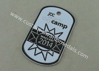 MACCABI personalizó placas de identificación por el aluminio sellado con el esmalte suave